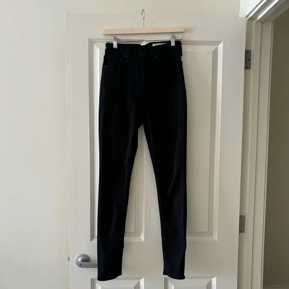 Rag & Bone - Women's Stretch Nina High Rise Skinny Jeans - Black - 26